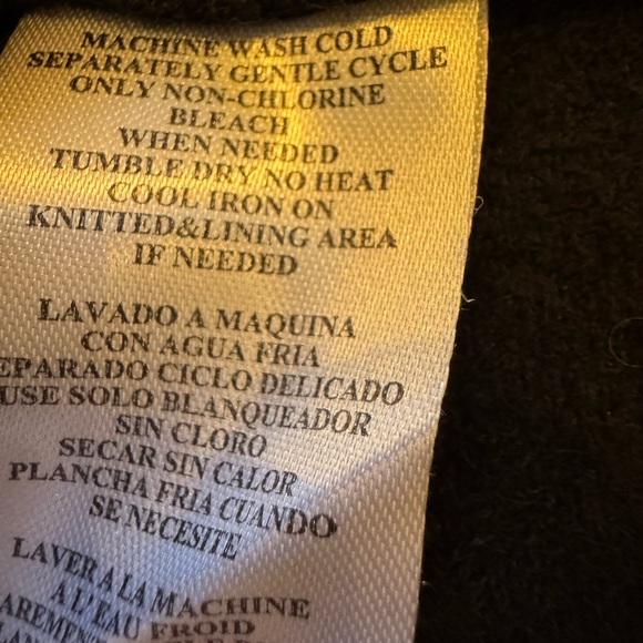 (1001) EUC. KUT from the Kloth black faux leather suede open front jacket - Picture 4 of 6